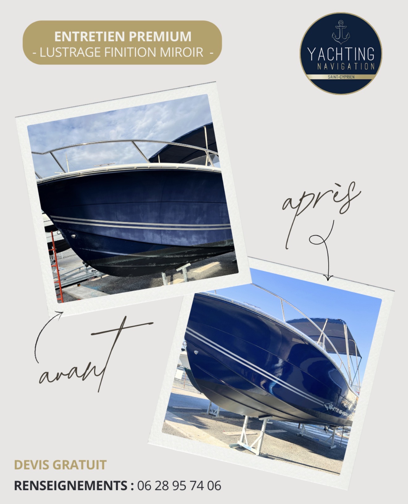 Entretien Premium - Lustrage Finition Miroir