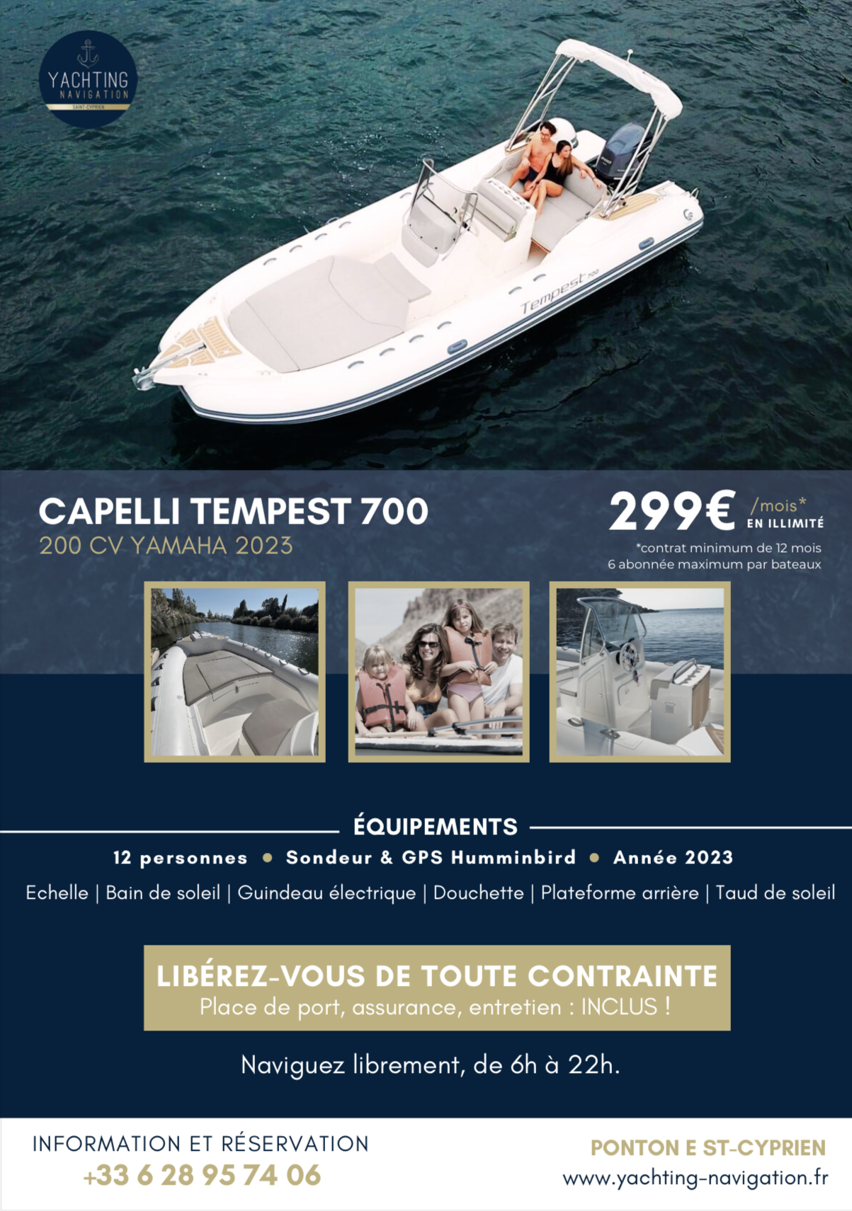 Capelli Tempest 700 - 299€/mois