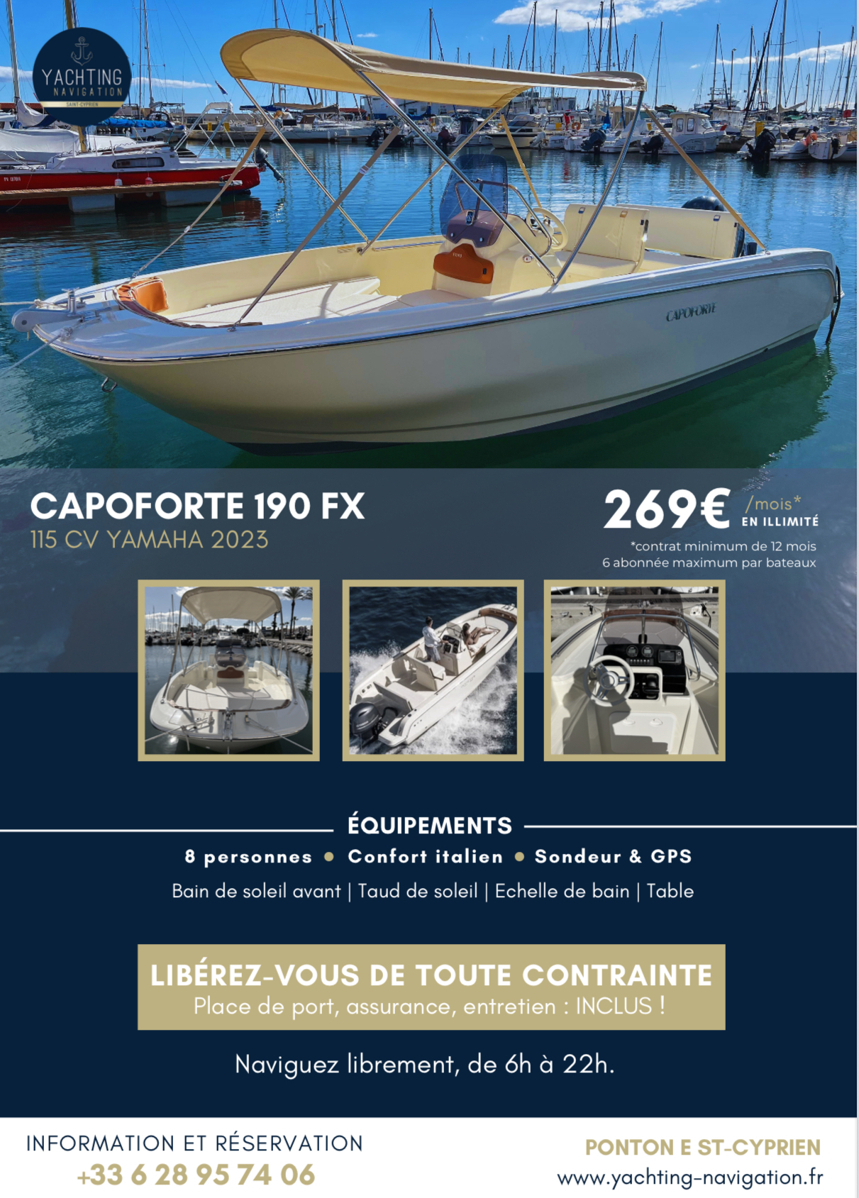 Capoforte 190 FX - 269€/mois